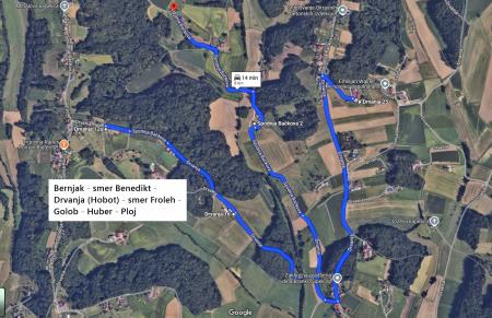 2_Bernjak - smer Benedikt - Drvanja (Hobot) - smer Froleh - Golob - Huber - Ploj